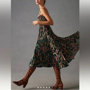 Anthropologie Verb by Pallavi Singhee Smocked Corset Dress